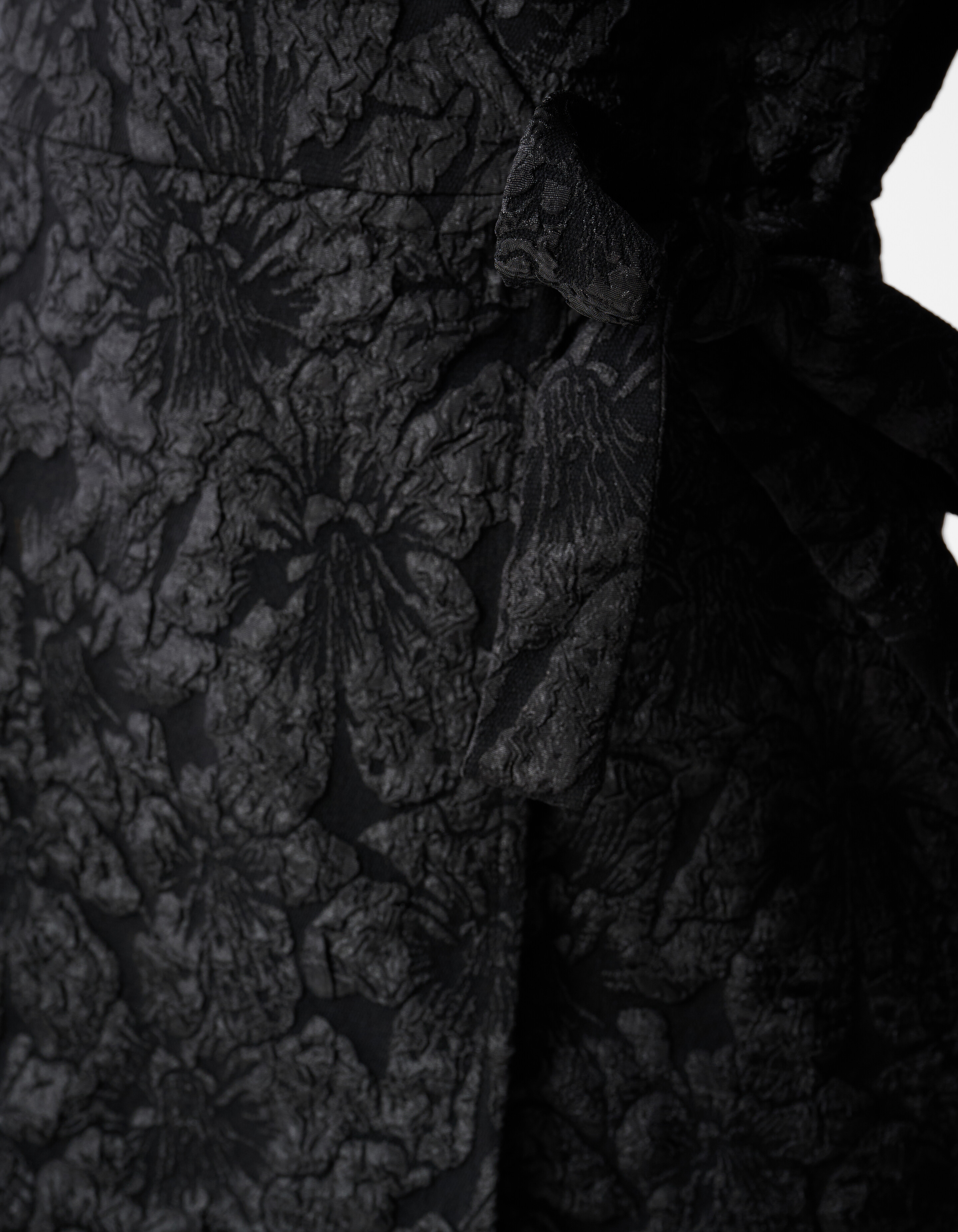 Jacquard-Wickel-Minikleid Schwarz SHOEBY WOMEN