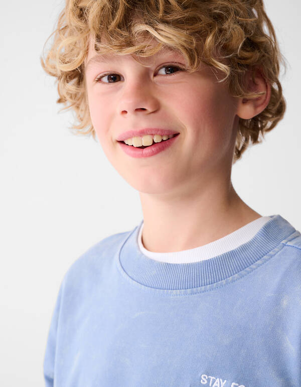 Focus Sweater Blau SHOEBY BOYS