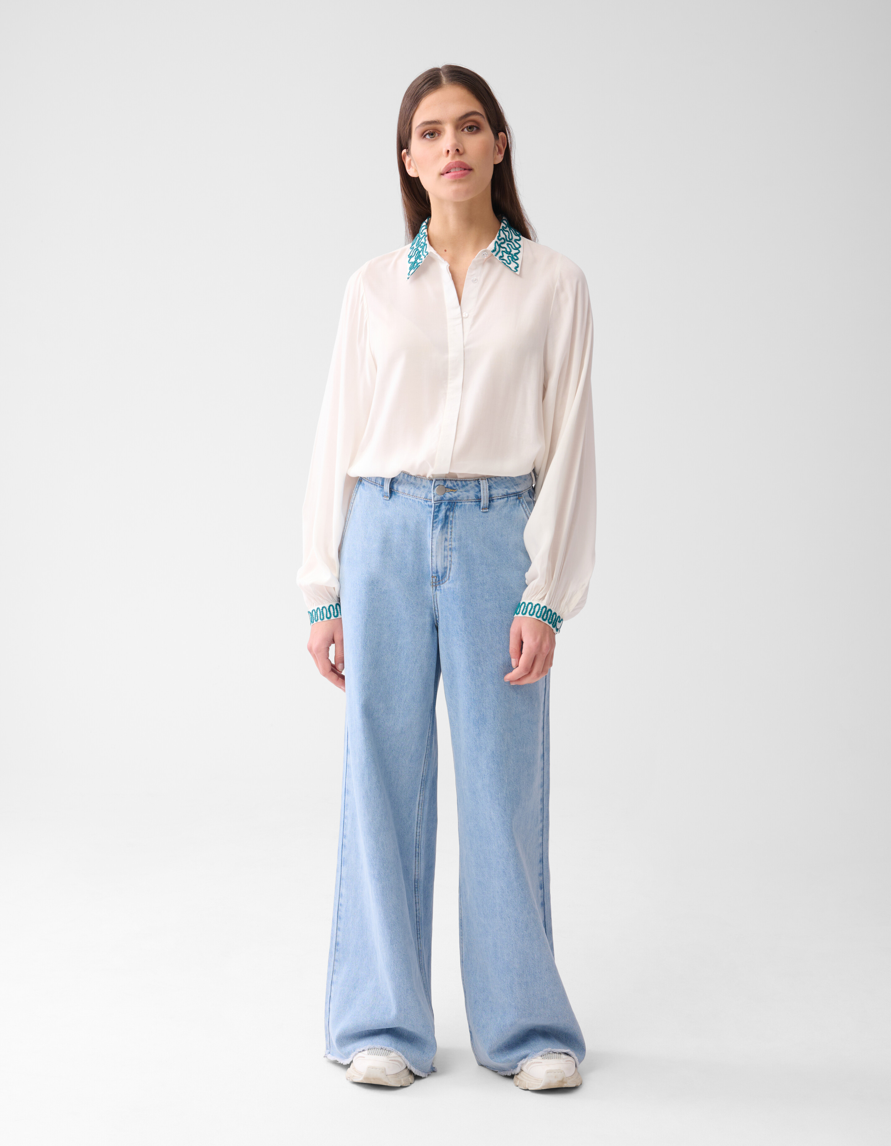 Wide Leg Jeans Bleached By Mieke SHOEBY WOMEN