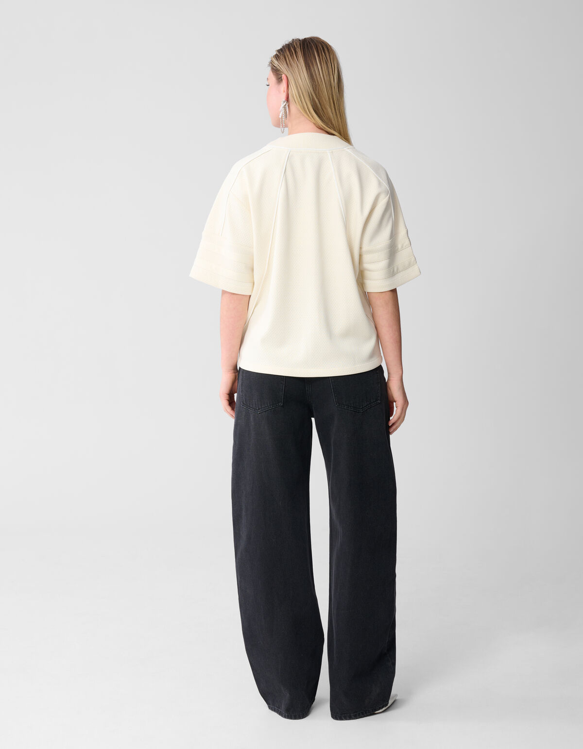 Mesh Rohr Jack Gebrochen Wei&szlig; SHOEBY WOMEN