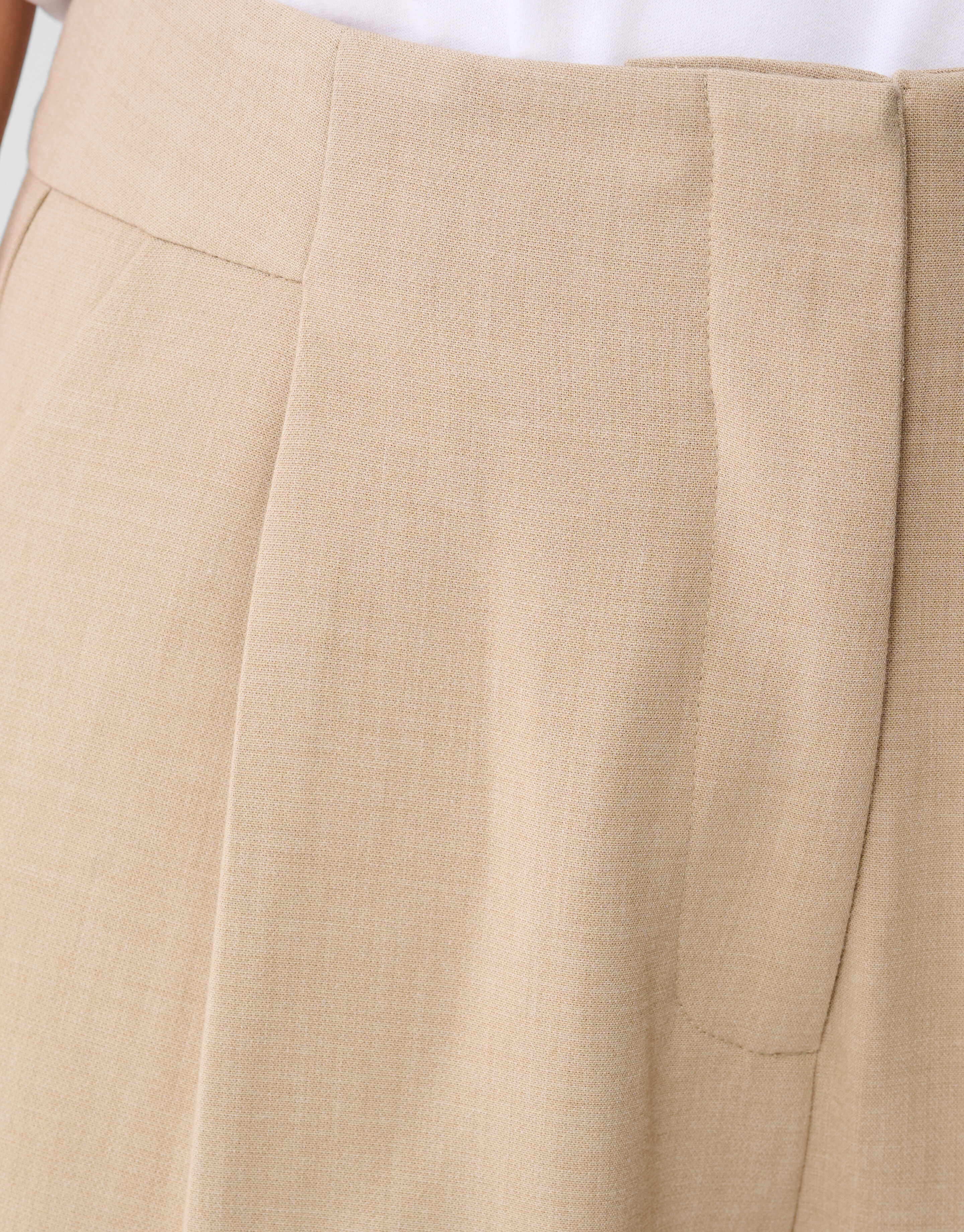 Faltenhose mit weitem Bein Sand SHOEBY WOMEN