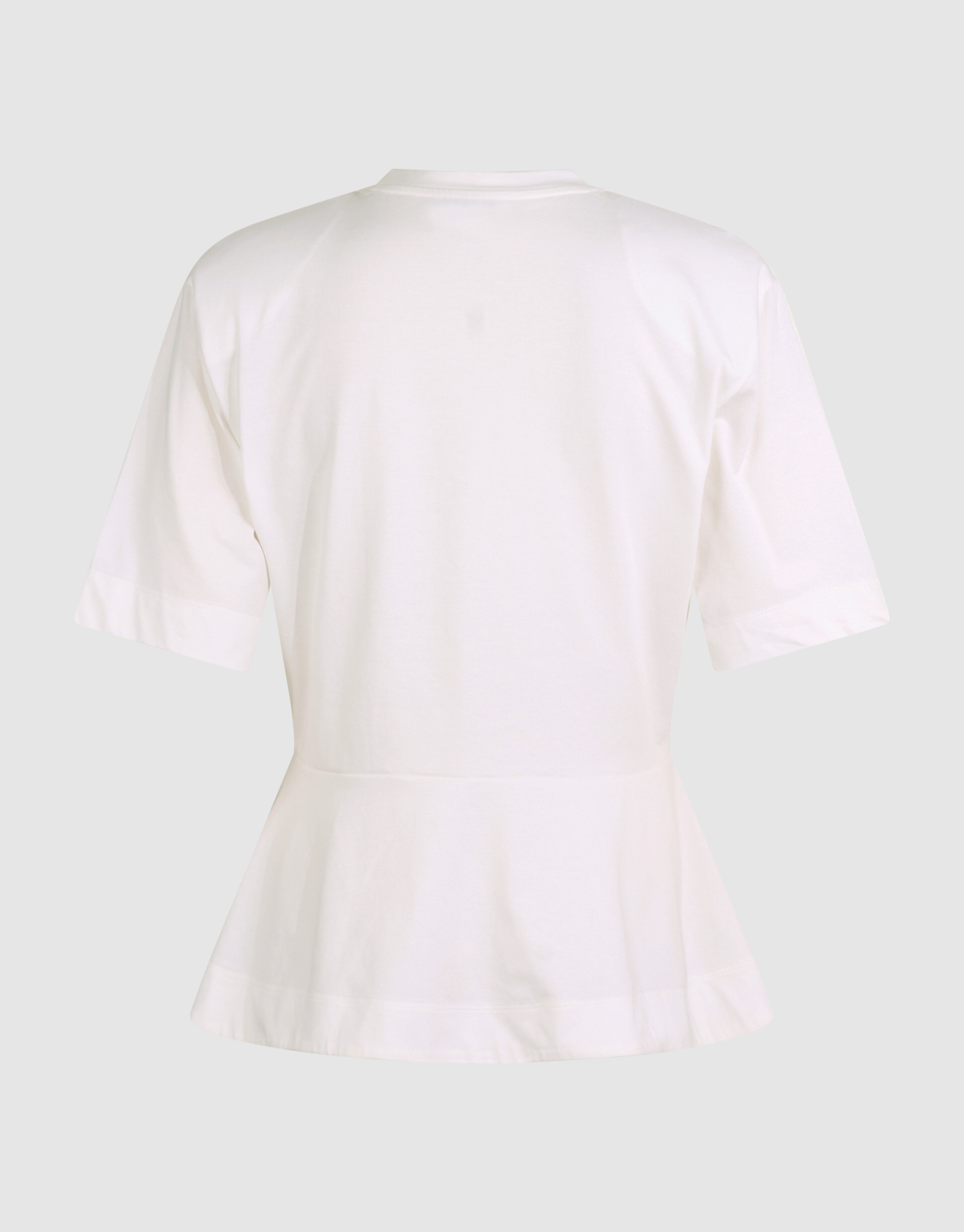 Peplum T-Shirt Wei&szlig; SHOEBY WOMEN