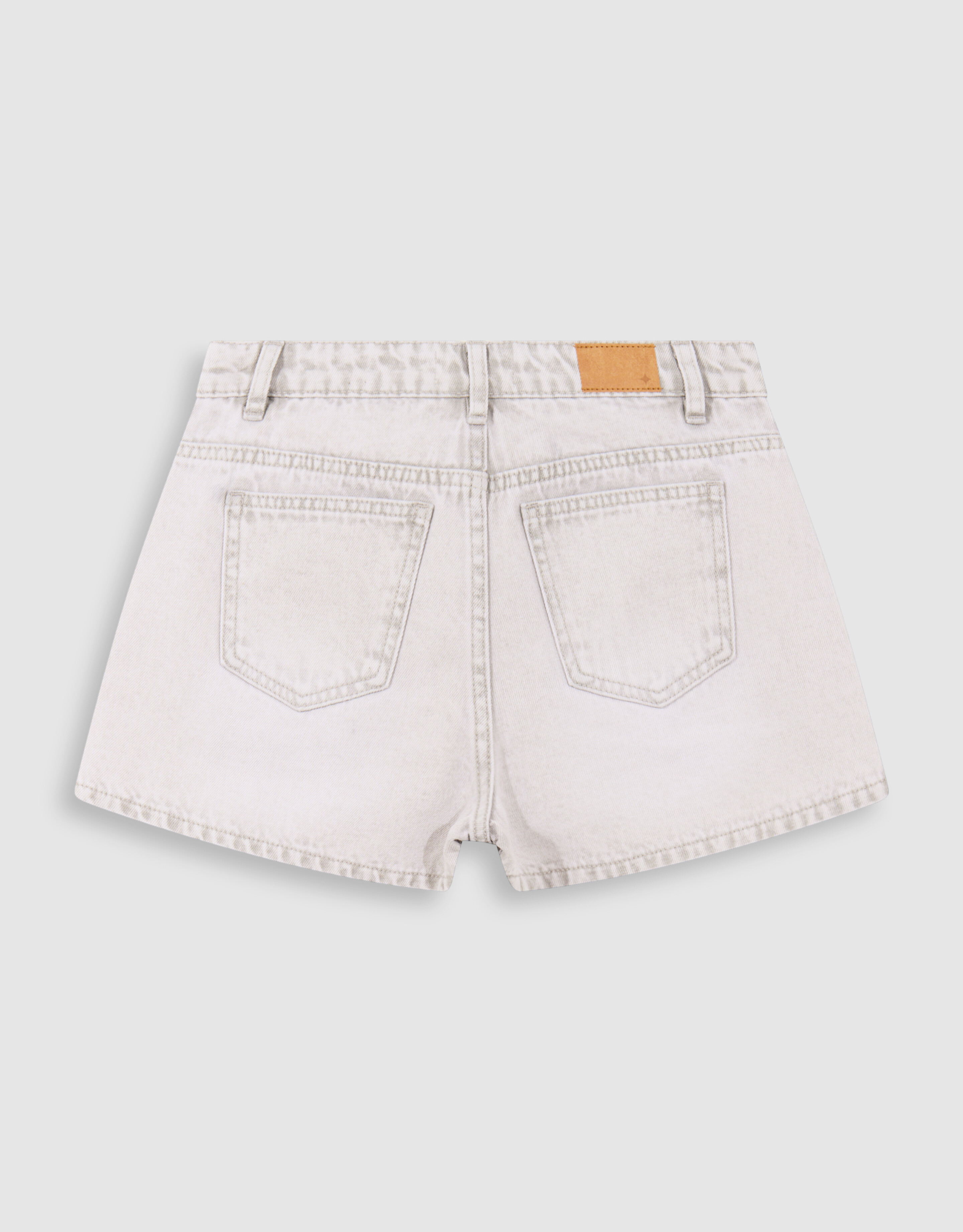 Basic Denim-Shorts Hellgrau SHOEBY GIRLS