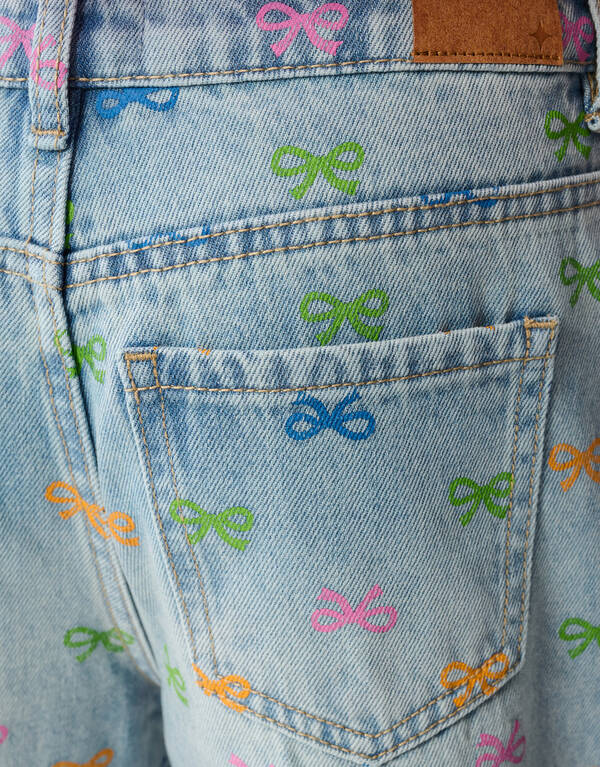 Strik Wide Leg Fit Jeans Blau SHOEBY GIRLS