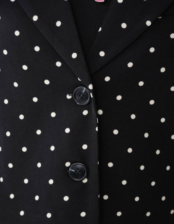 Polkadot Blazer Schwarz SHOEBY GIRLS