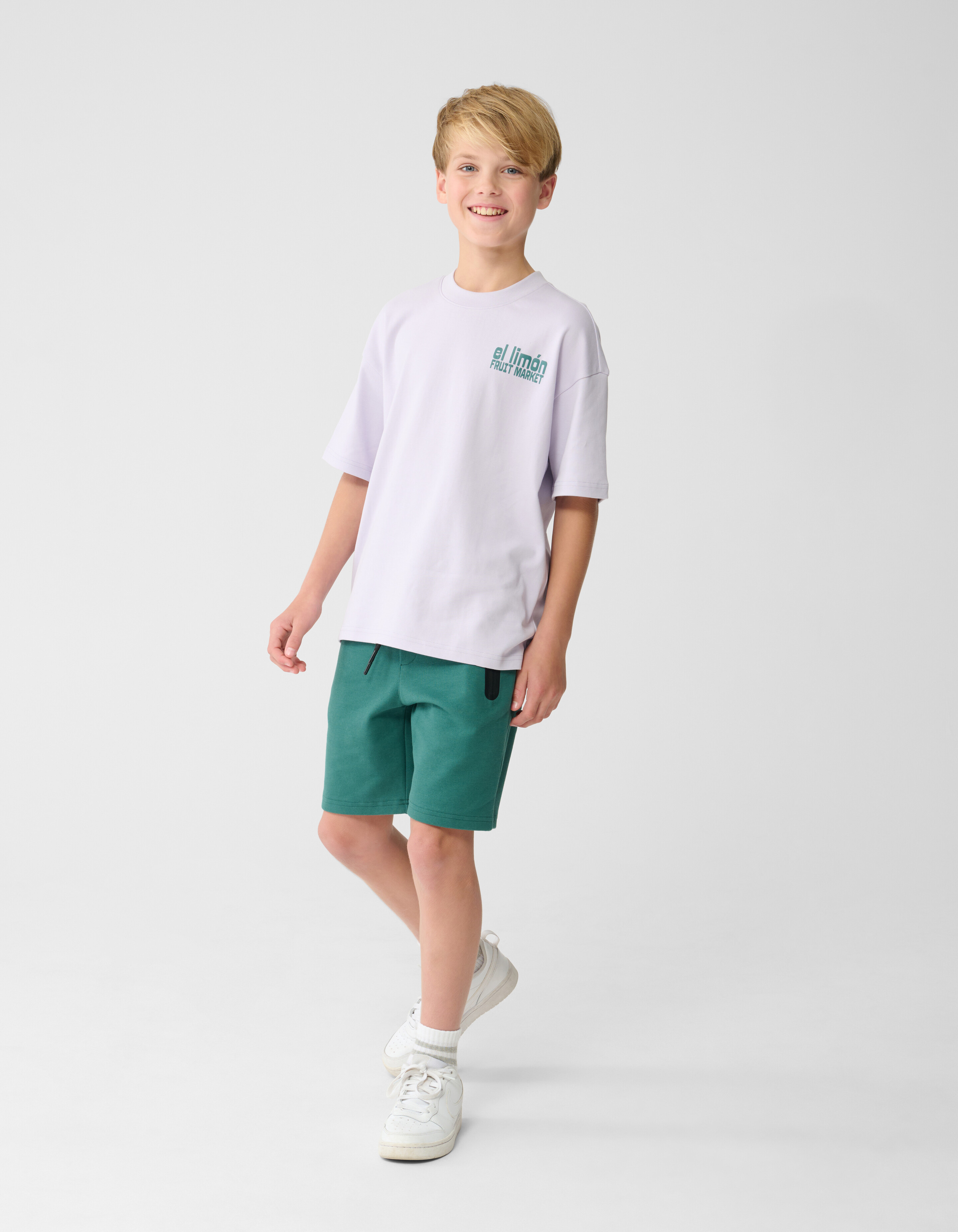 Limon Artwork T-Shirt Wei&szlig; SHOEBY BOYS