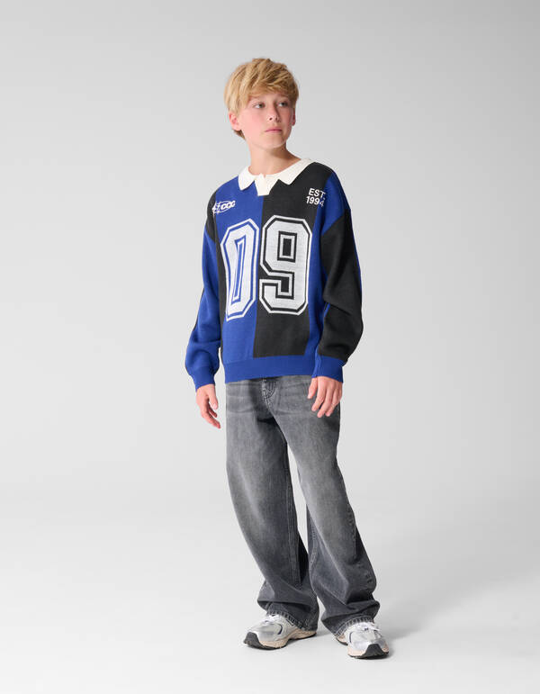 Ultra Baggy Fit Jeans Dunkelgrau SHOEBY BOYS
