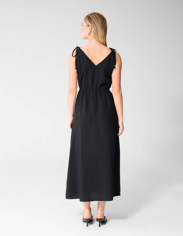 Sommer-Maxikleid Schwarz SHOEBY WOMEN