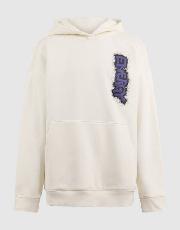 Energy Artwork Hoodie Gebrochen Wei&szlig; SHOEBY BOYS