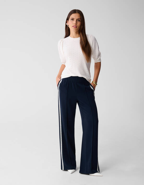 Besticktes Top Off White SHOEBY WOMEN