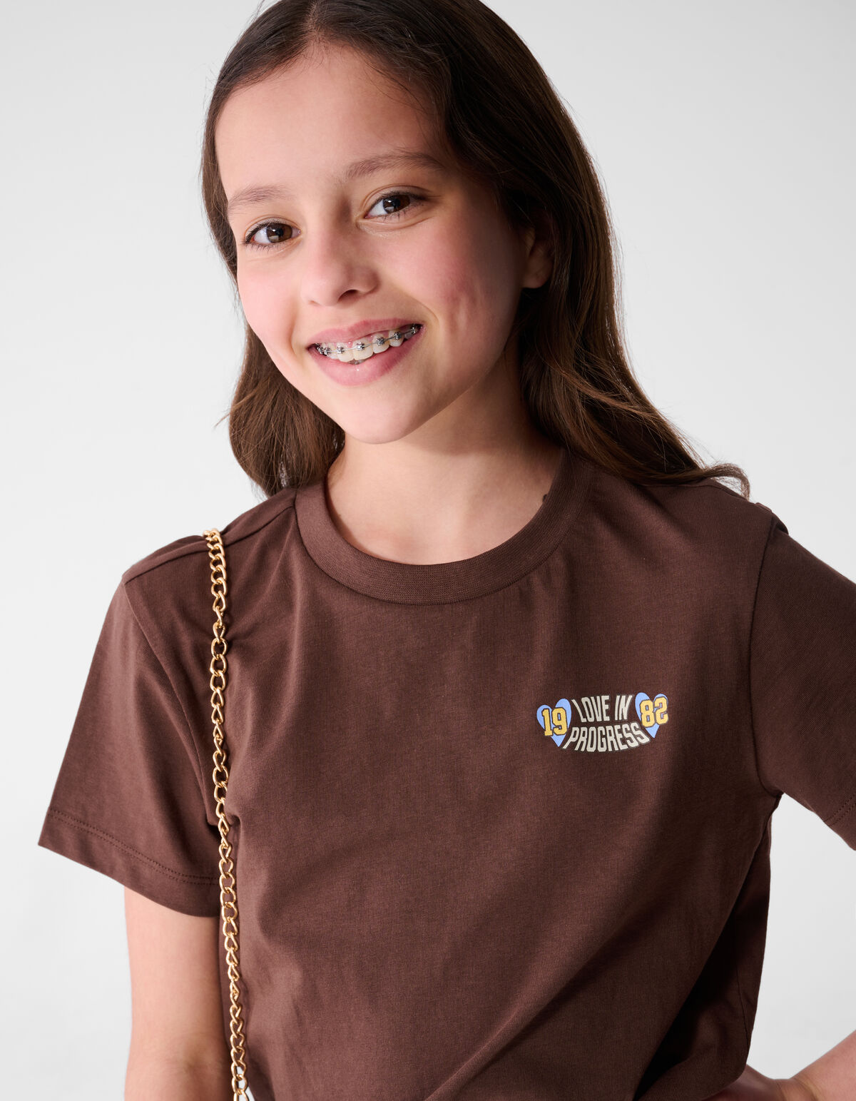 Progress Artwork T-Shirt Braun SHOEBY GIRLS