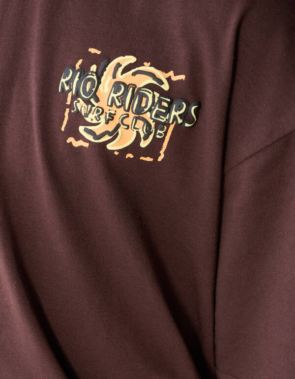 Riders Artwork T-Shirt Dunkelbraun SHOEBY BOYS