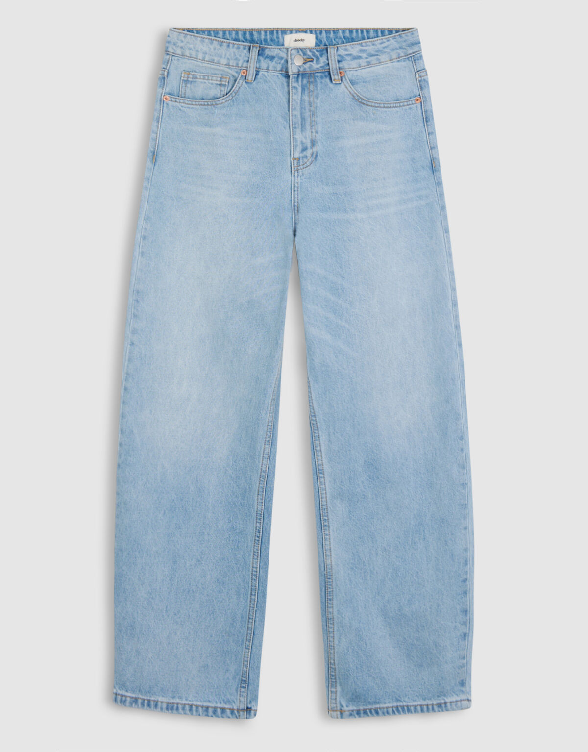Baggy-Fit-Jeans Hellblau SHOEBY WOMEN