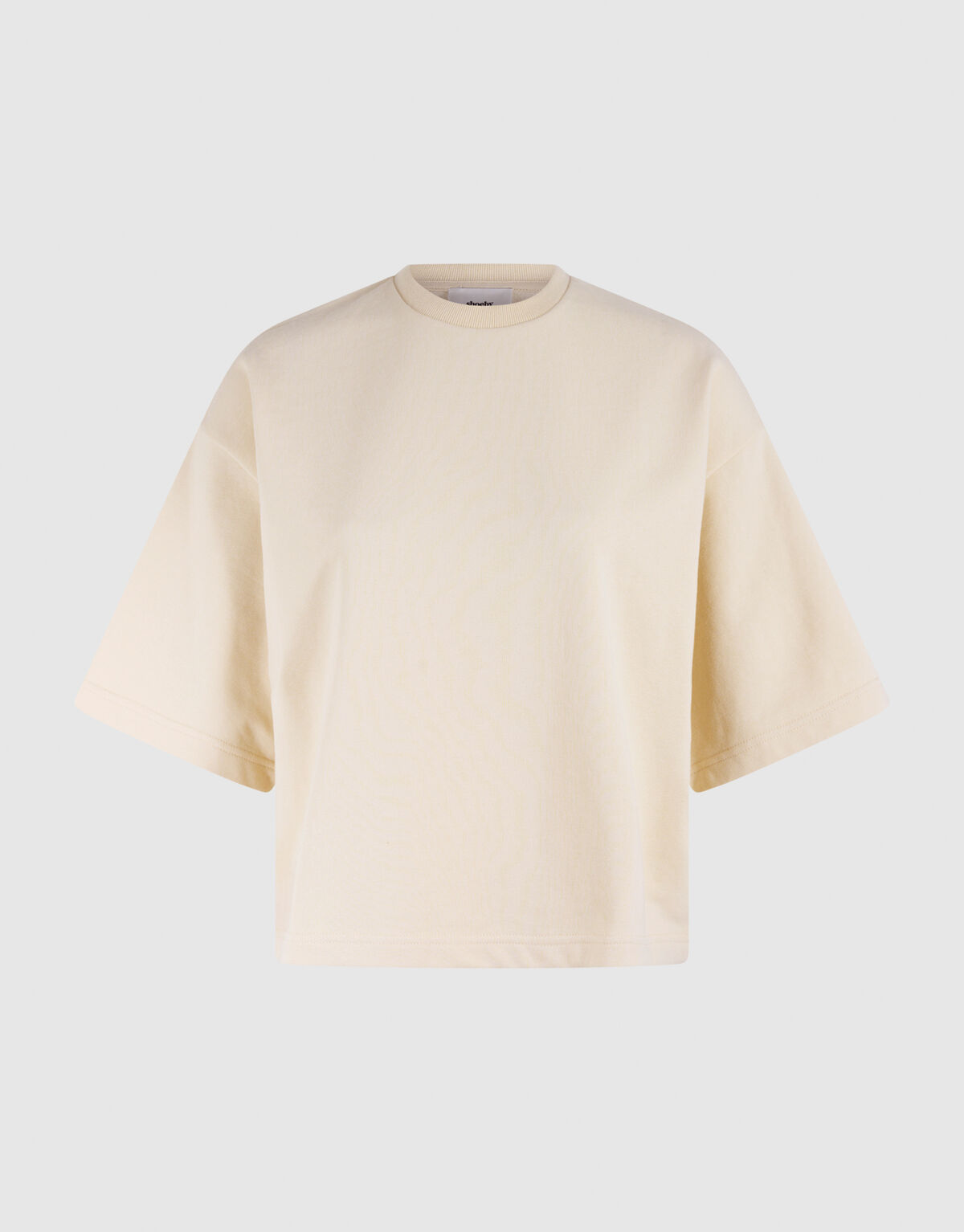 Sweat-T-Shirt in &Uuml;bergr&ouml;&szlig;e Off White SHOEBY WOMEN