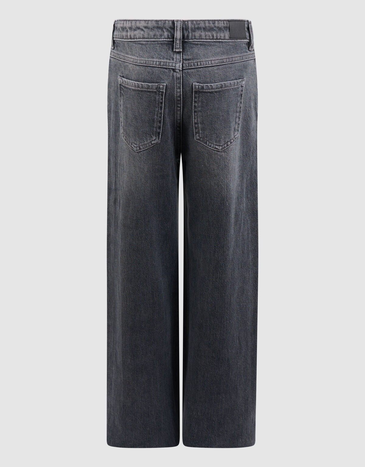 Schwarze Jeans mit Nieten und weitem Bein SHOEBY GIRLS