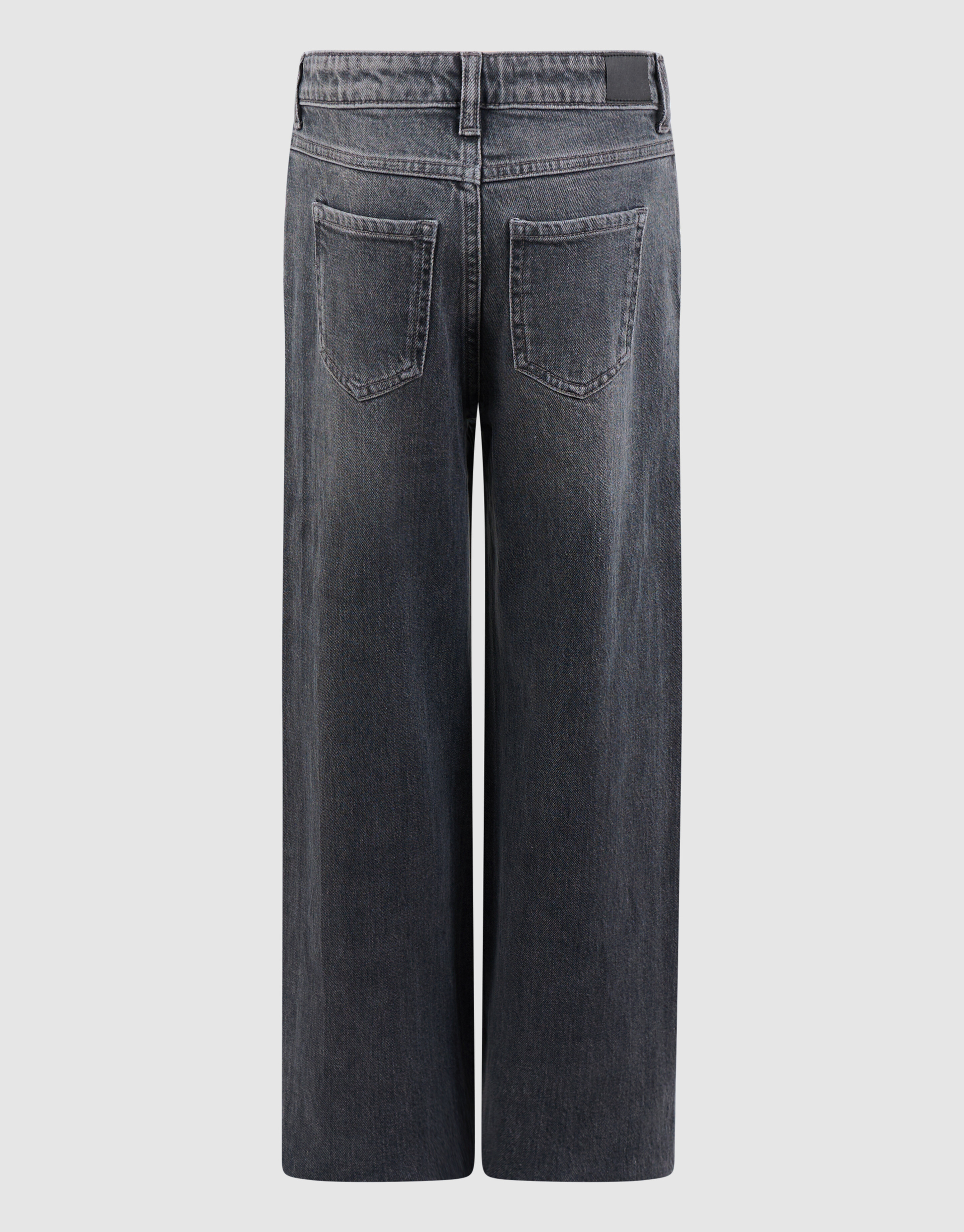 Schwarze Jeans mit Nieten und weitem Bein SHOEBY GIRLS