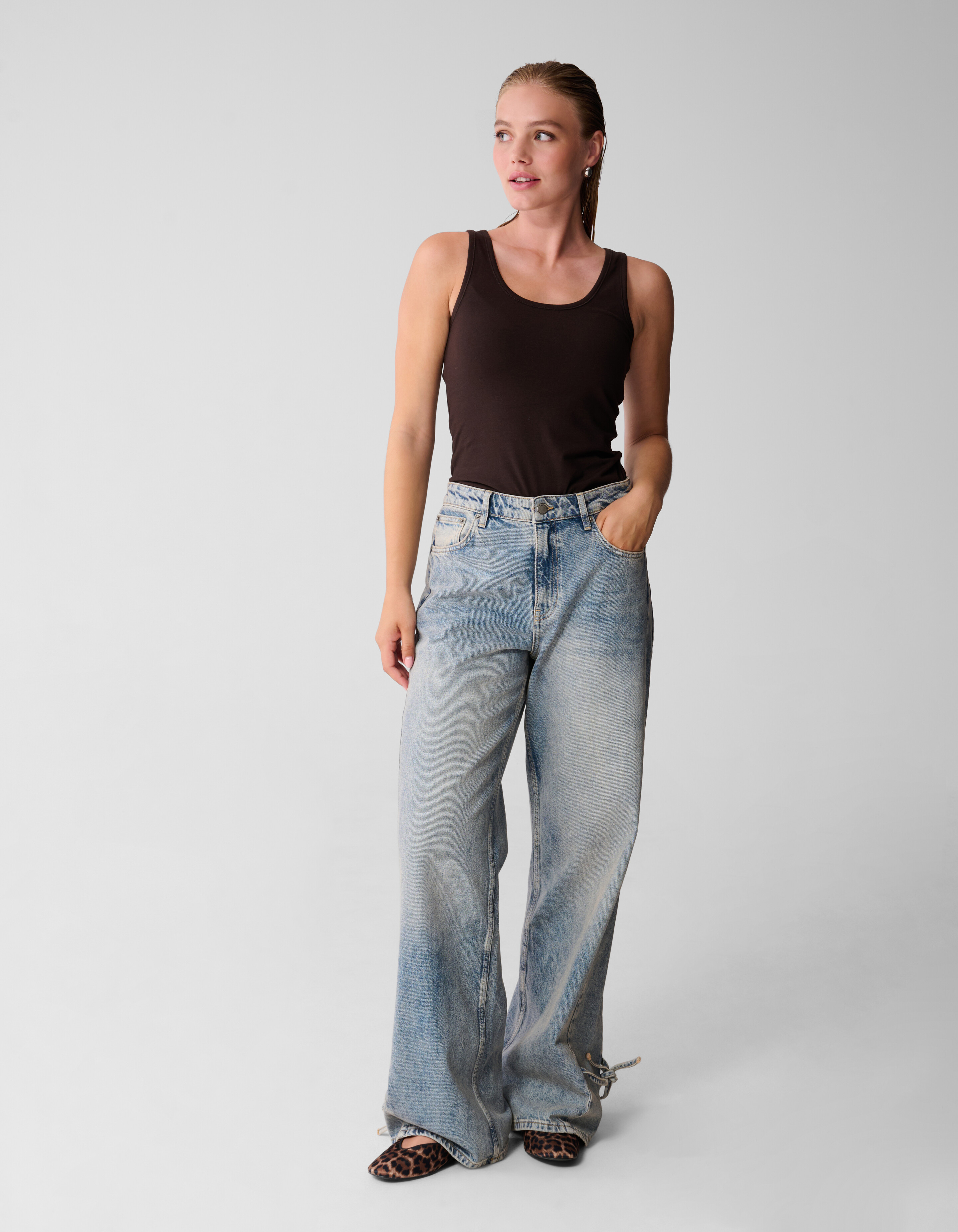 Basis Tanktop Braun SHOEBY WOMEN