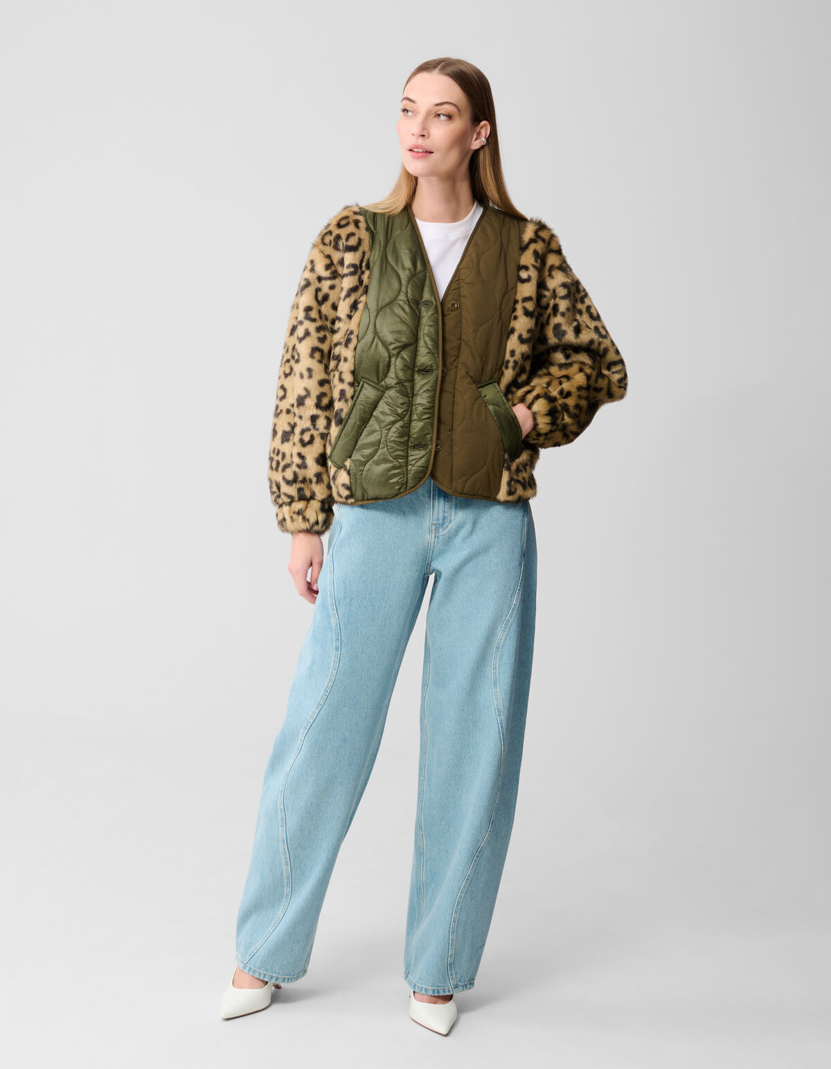 Multi Mix Leopard Jack Dunkelgr&uuml;n SHOEBY WOMEN