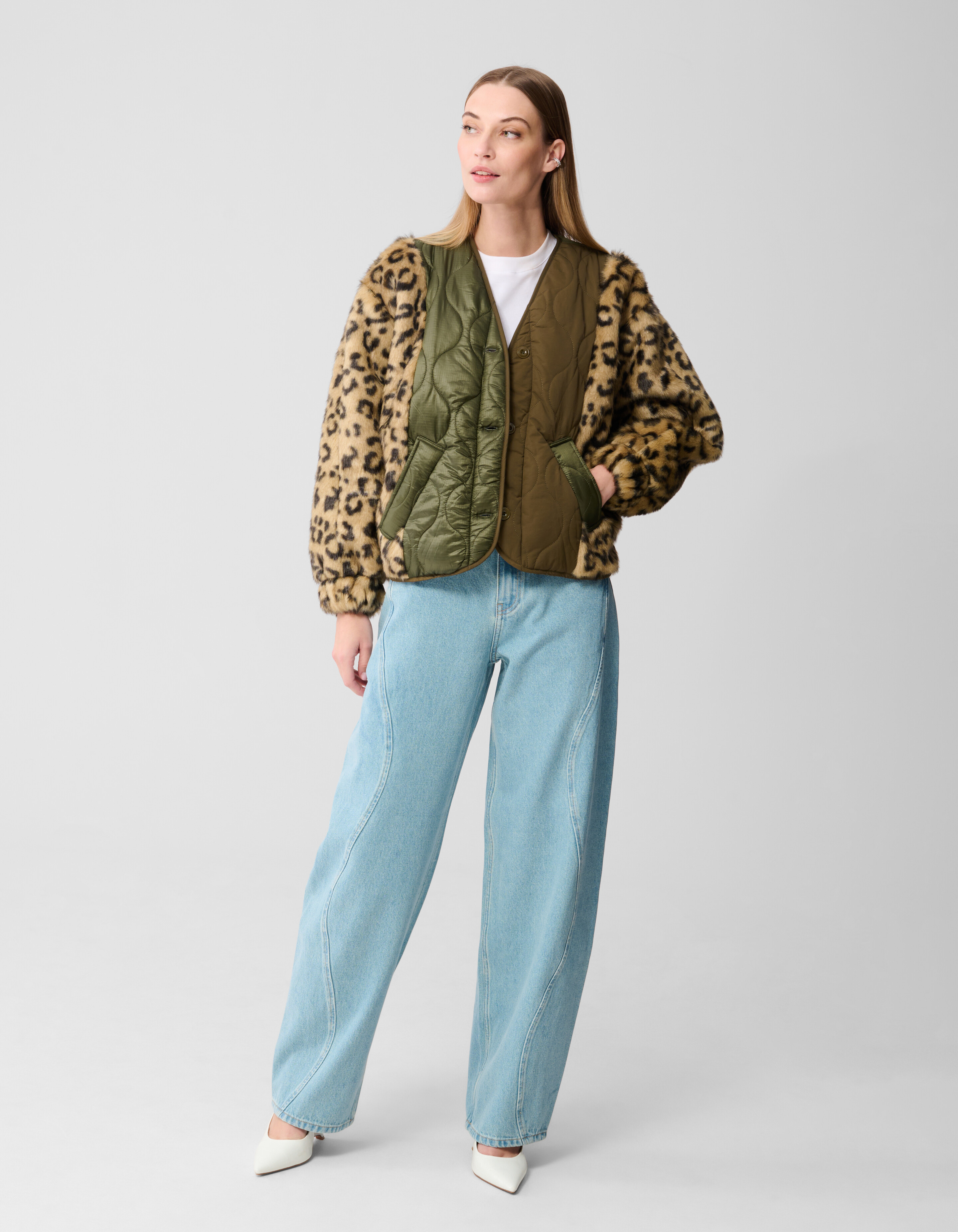 Multi Mix Leopard Jack Dunkelgr&uuml;n SHOEBY WOMEN