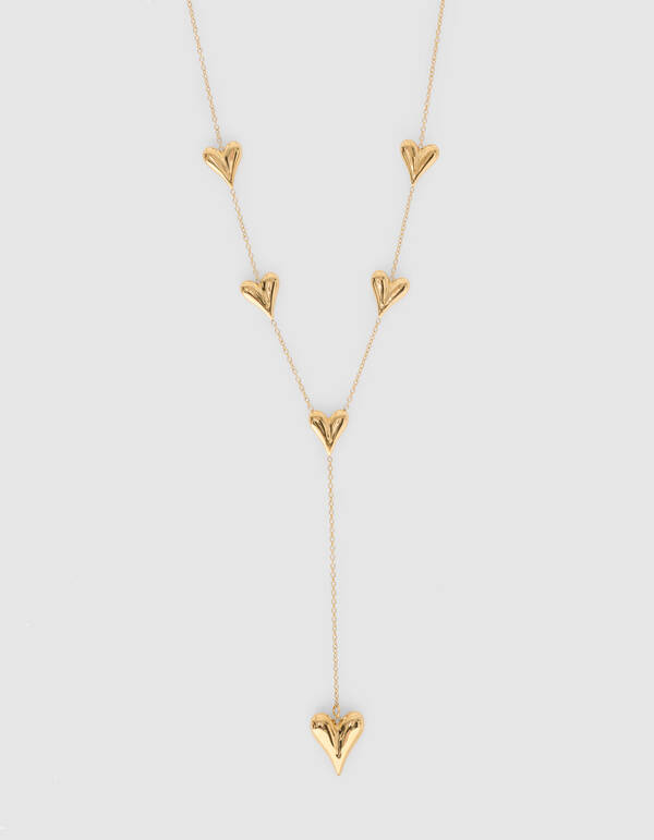 Herz Halskette Gold SHOEBY ACCESSOIRES