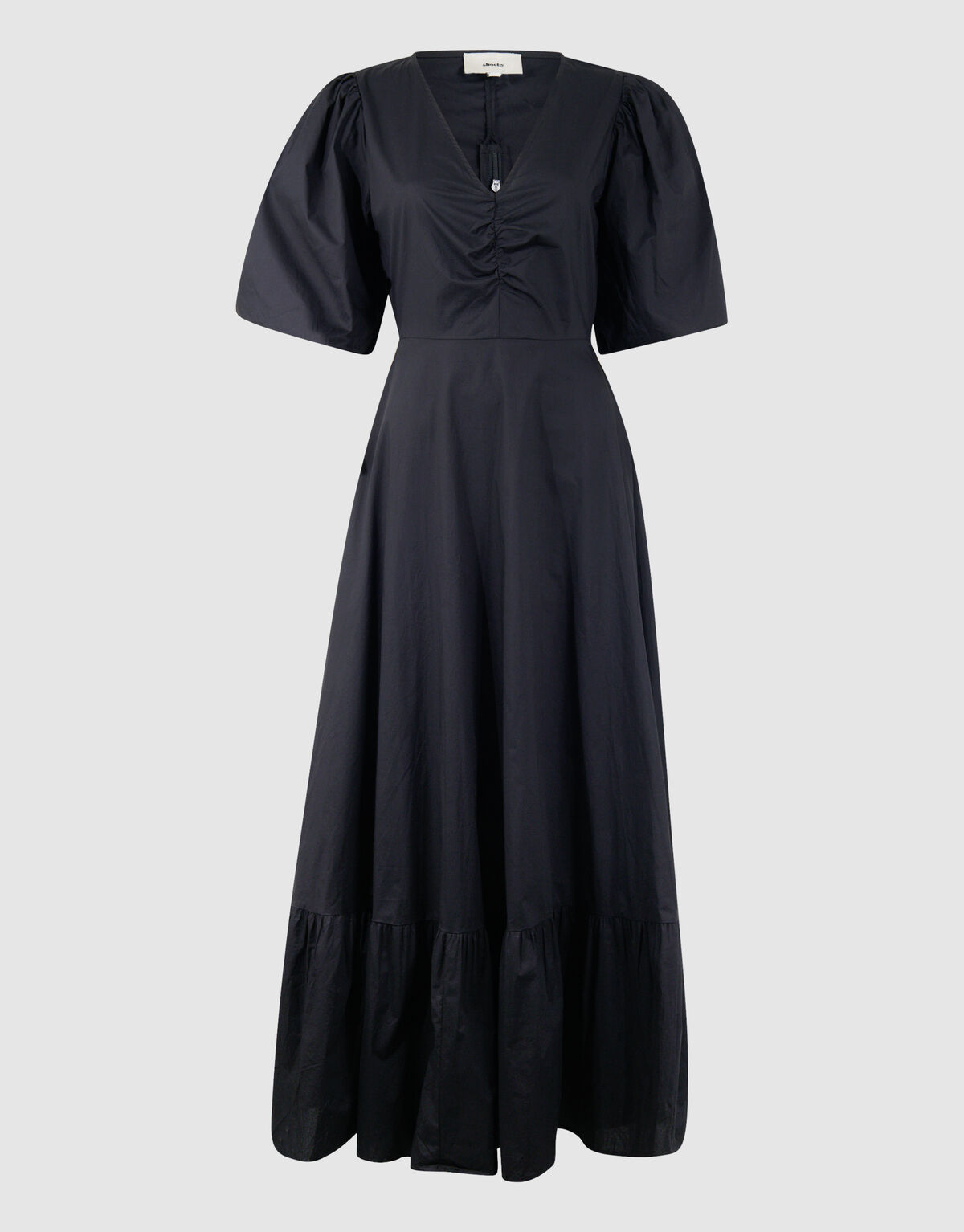 Popeline Maxi Kleid Schwarz SHOEBY WOMEN