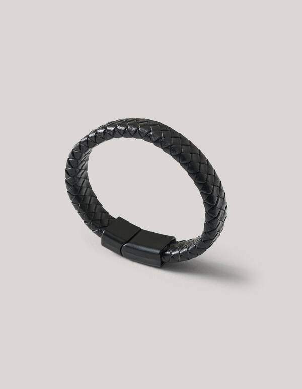 Lederarmband Schwarz SHOEBY ACCESSOIRES