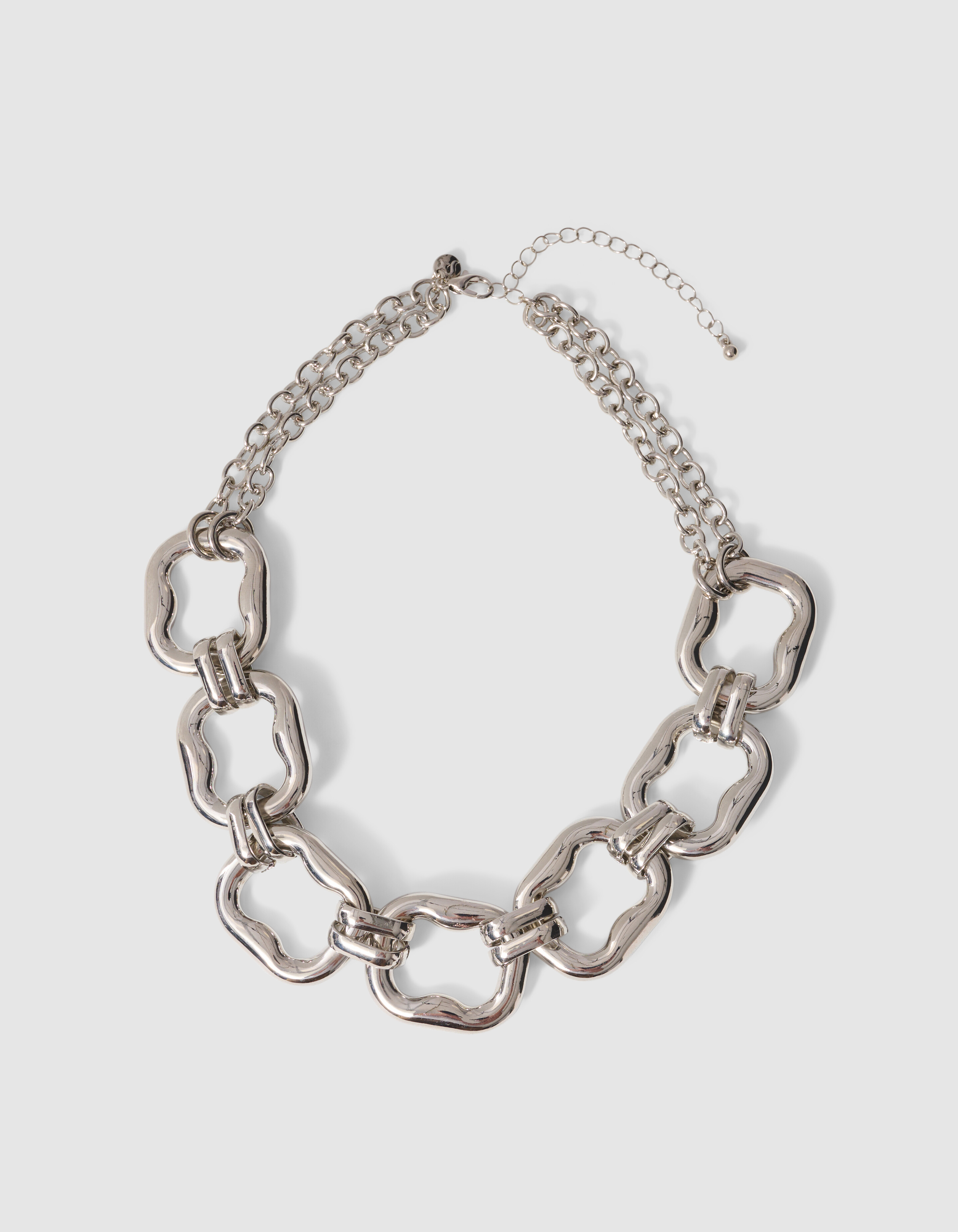 Square Ketting Zilver SHOEBY ACCESSOIRES