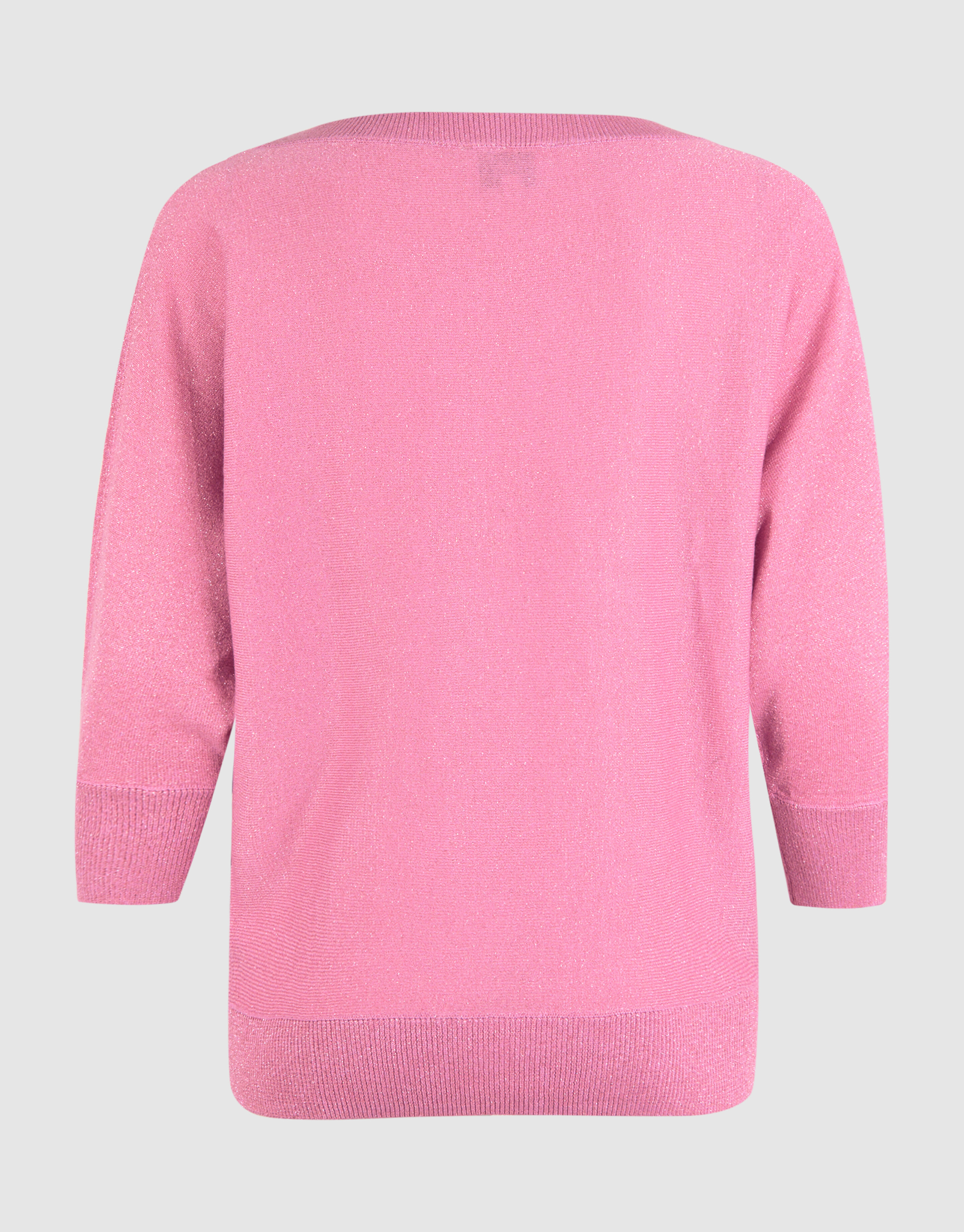 Glitzer Fledermaus-Ärmel Pullover Rosa SHOEBY WOMEN