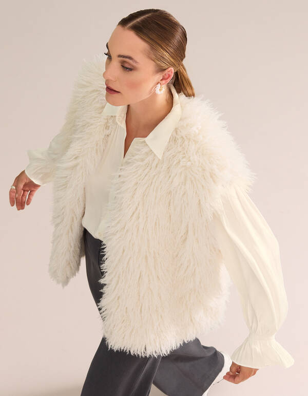 Raffbluse Off White von Mieke SHOEBY WOMEN