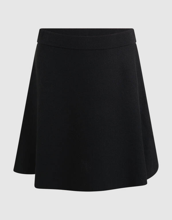 Strick-Minirock Schwarz SHOEBY GIRLS