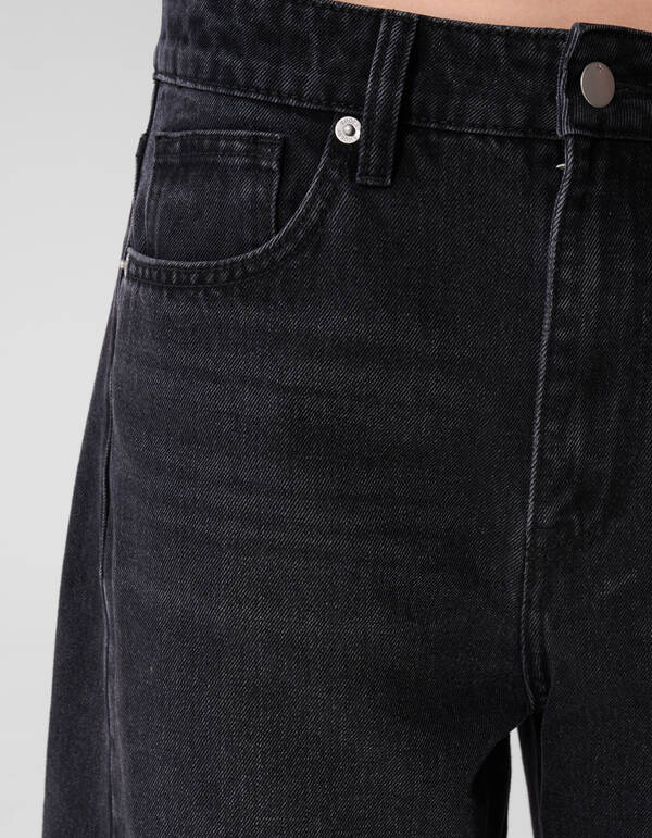 Barrel Jeans Washed Schwarz SHOEBY WOMEN