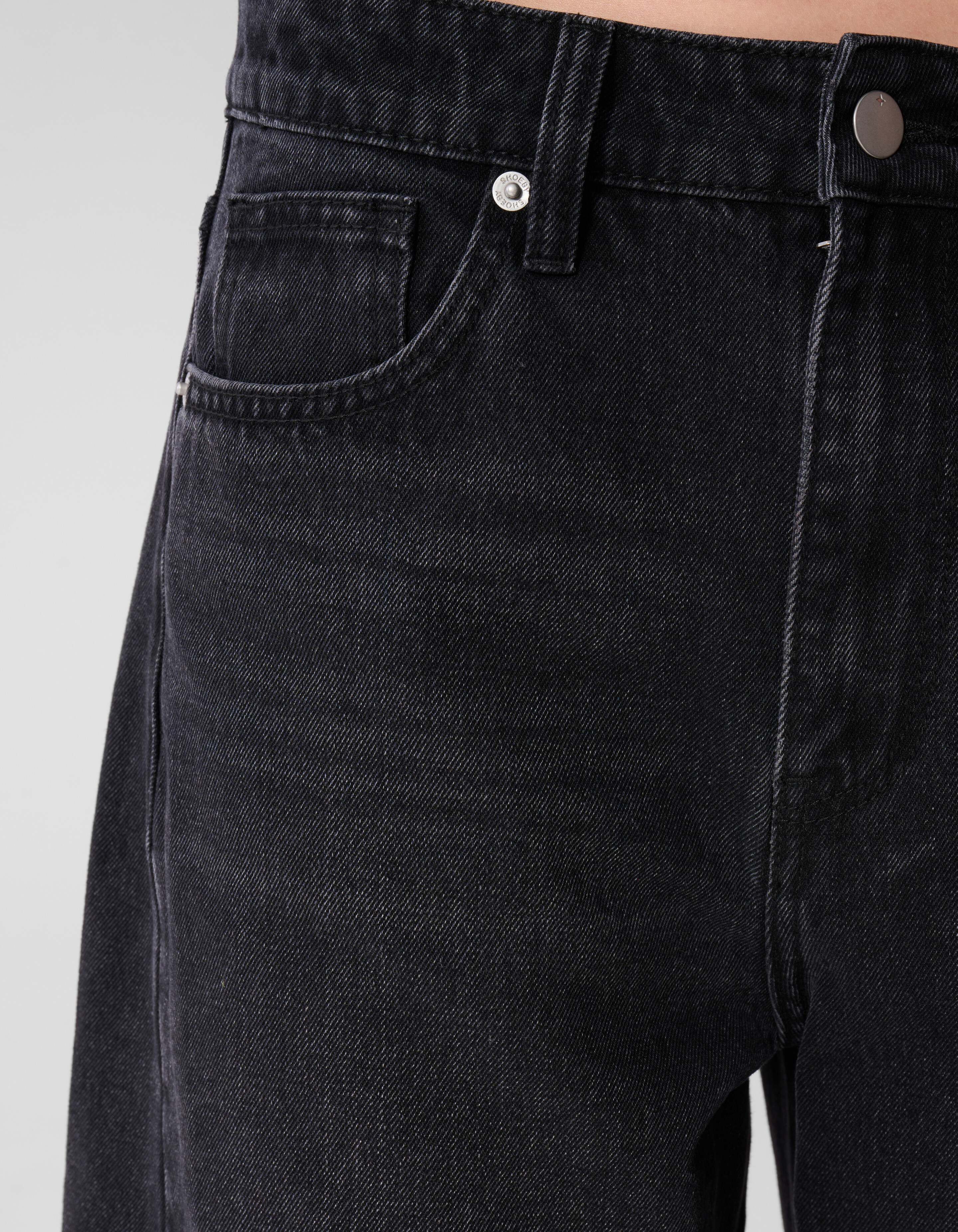 Barrel Jeans Washed Schwarz SHOEBY WOMEN