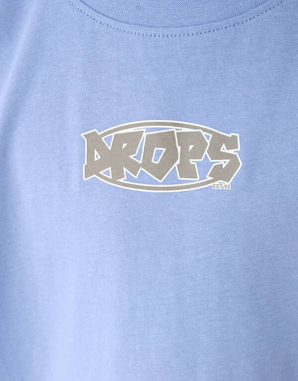 Drops Artwork T-shirt Blauw SHOEBY BOYS