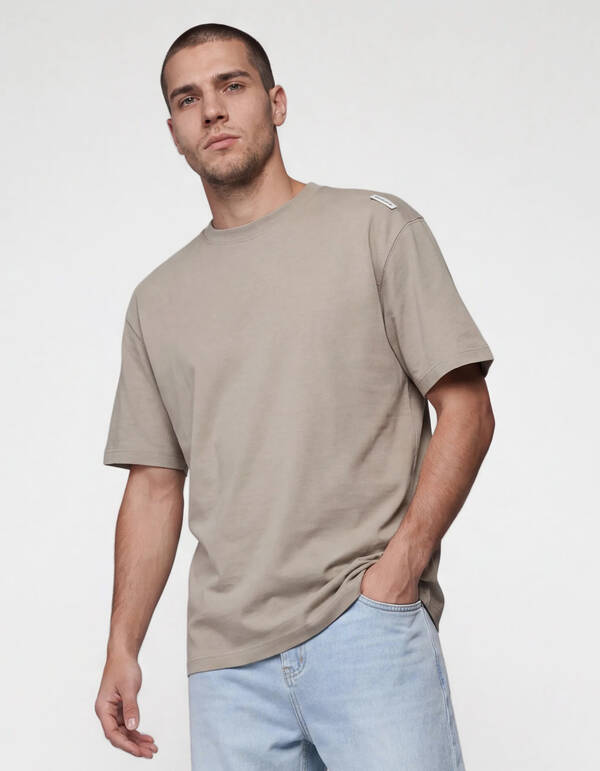 T-Shirt mit Aufdruck Hellgr&uuml;n SHOEBY MEN