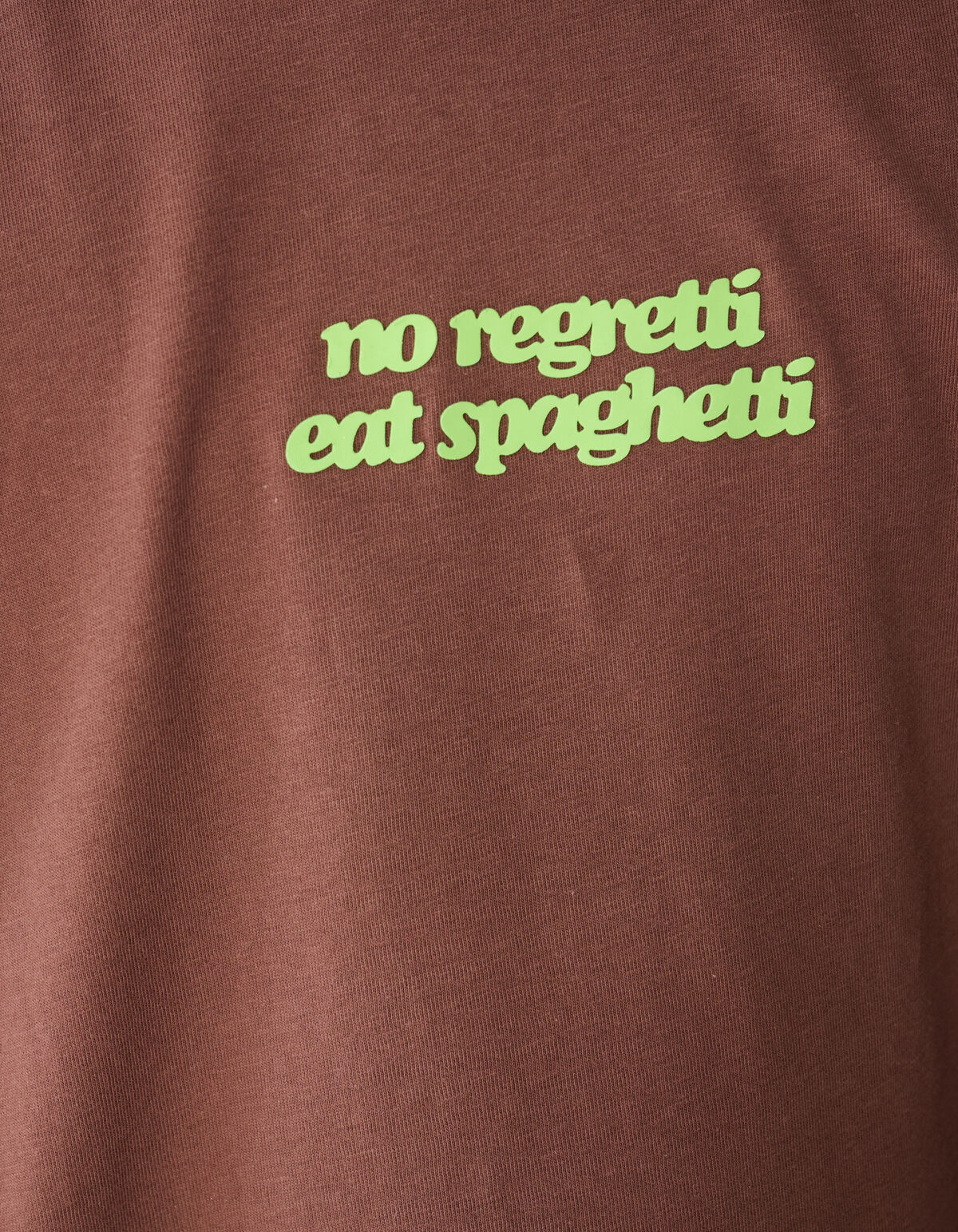 Spaghetti-Kunst T-Shirt Braun SHOEBY BOYS