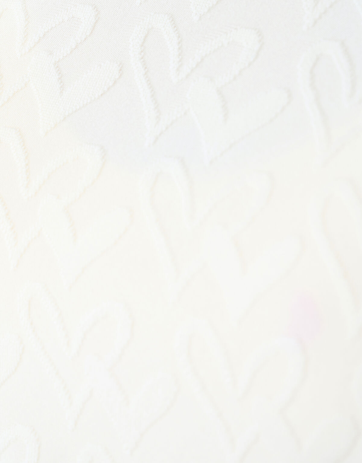 All-Over Heart Longsleeve Top Off-White SHOEBY GIRLS