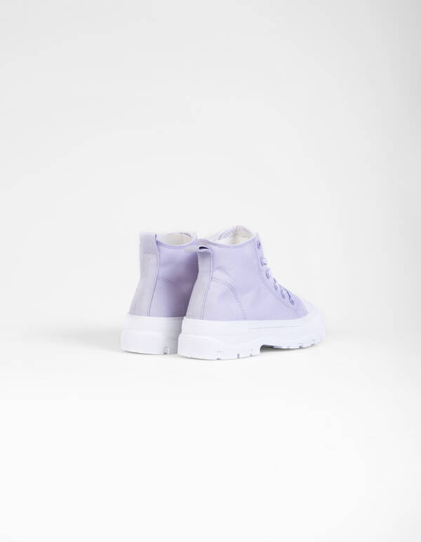 Canvas Stiefel Hellviolett SCHOENEN SHOEBY