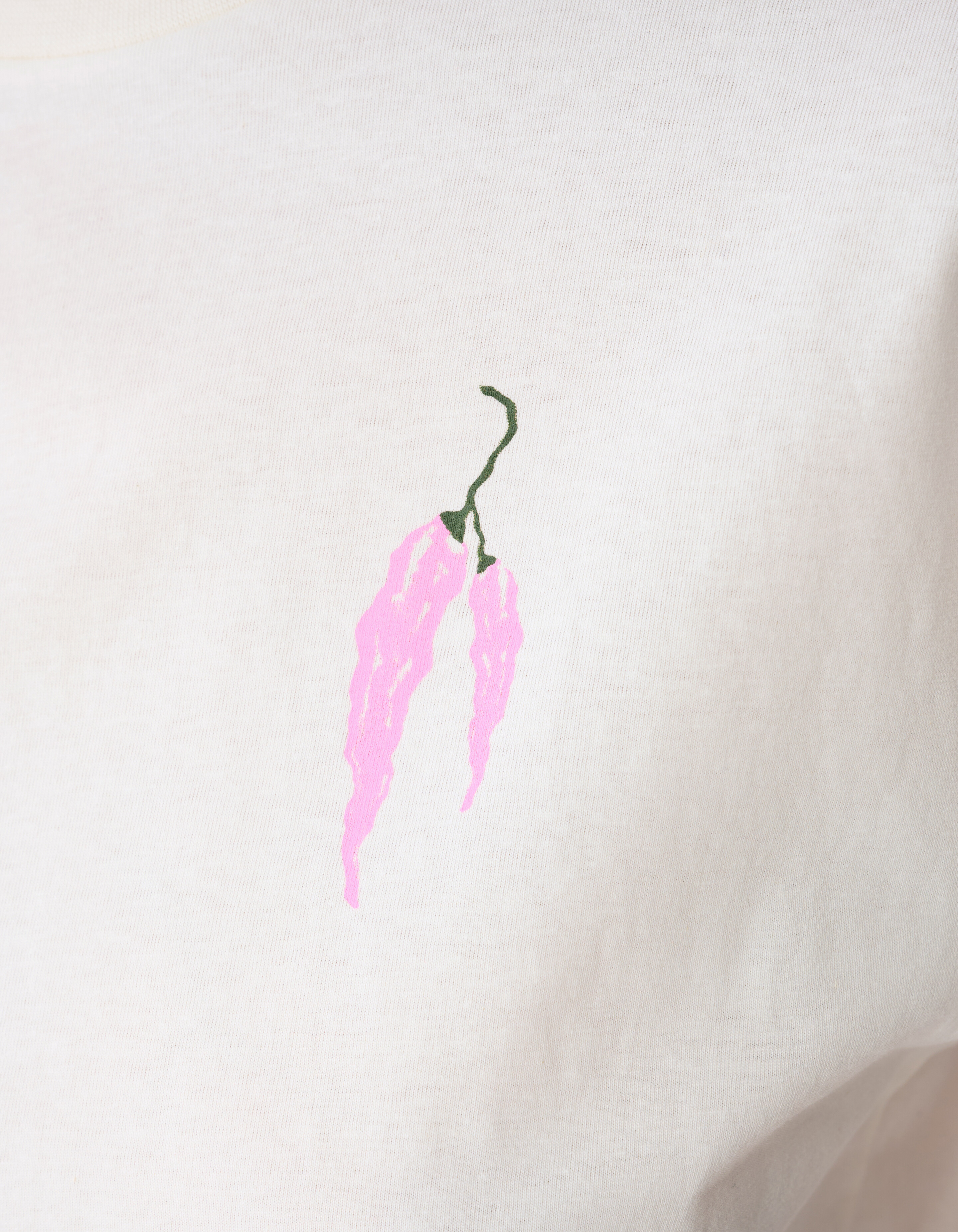 Pepper Artwork T-Shirt Gebrochen Wei&szlig; SHOEBY WOMEN