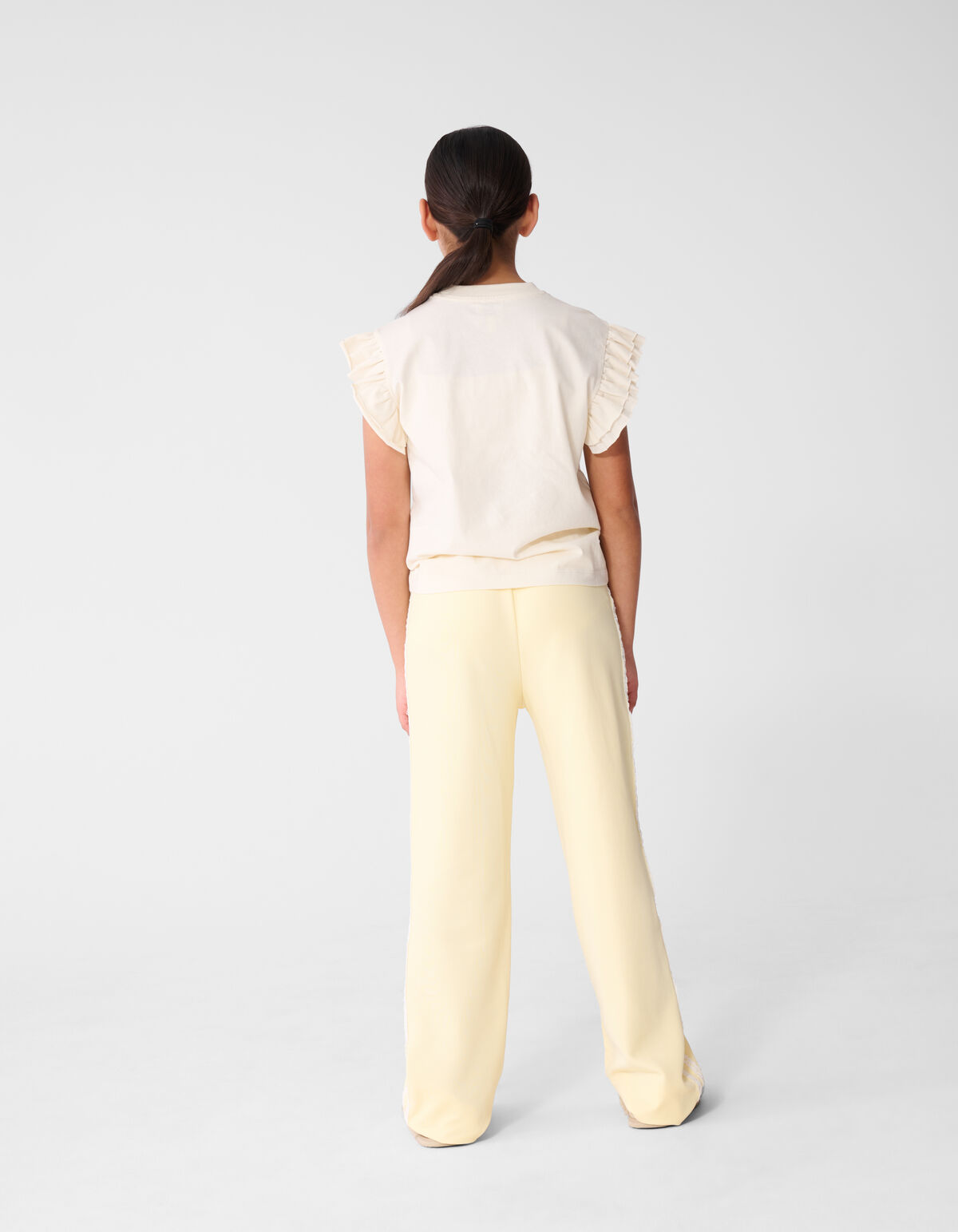 Sportliche Weite-Hosen Hellgelb SHOEBY GIRLS