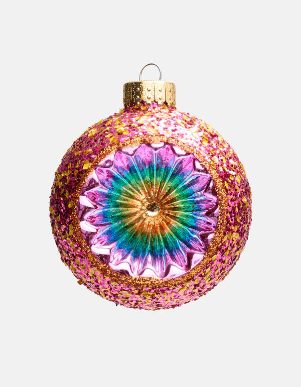 Glitter Reflektor Weihnachtskugel von Fred SHOEBY ACCESSOIRES