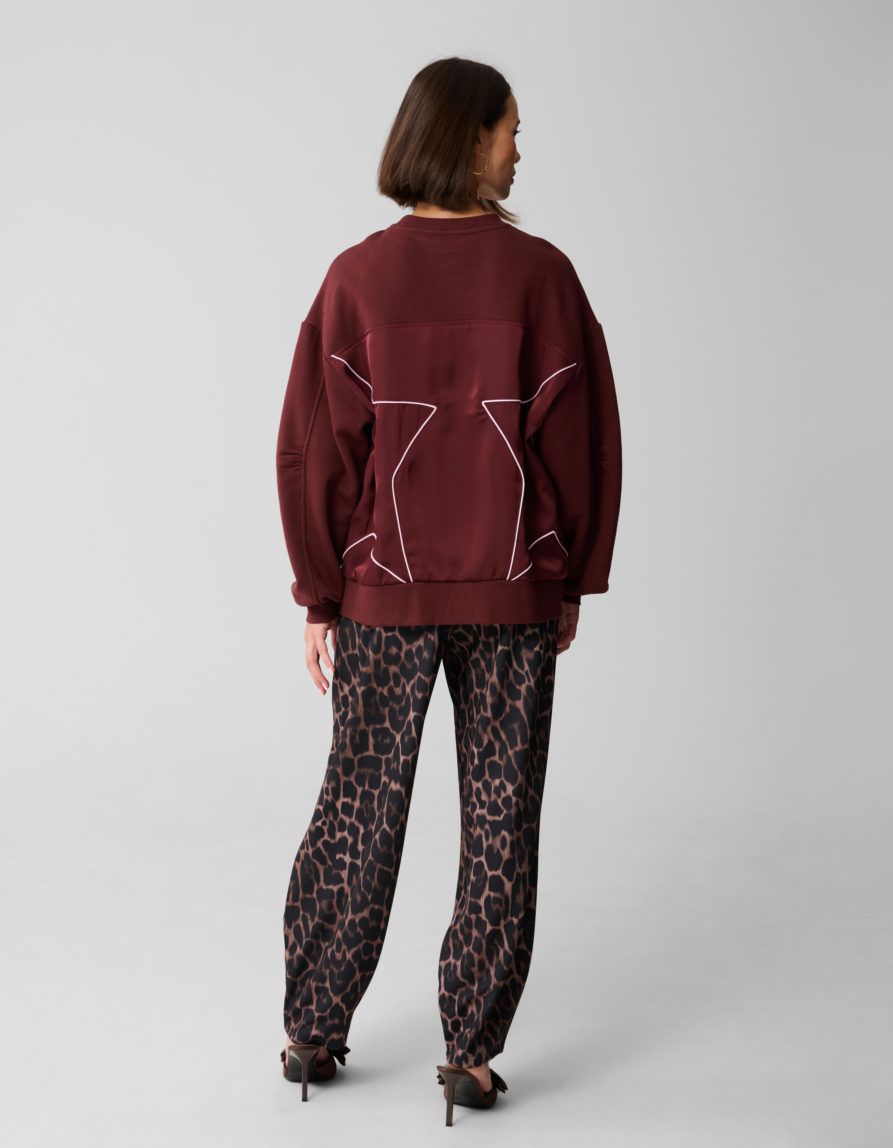 Athletic Artwork Pullover Dunkelrot SHOEBY WOMEN