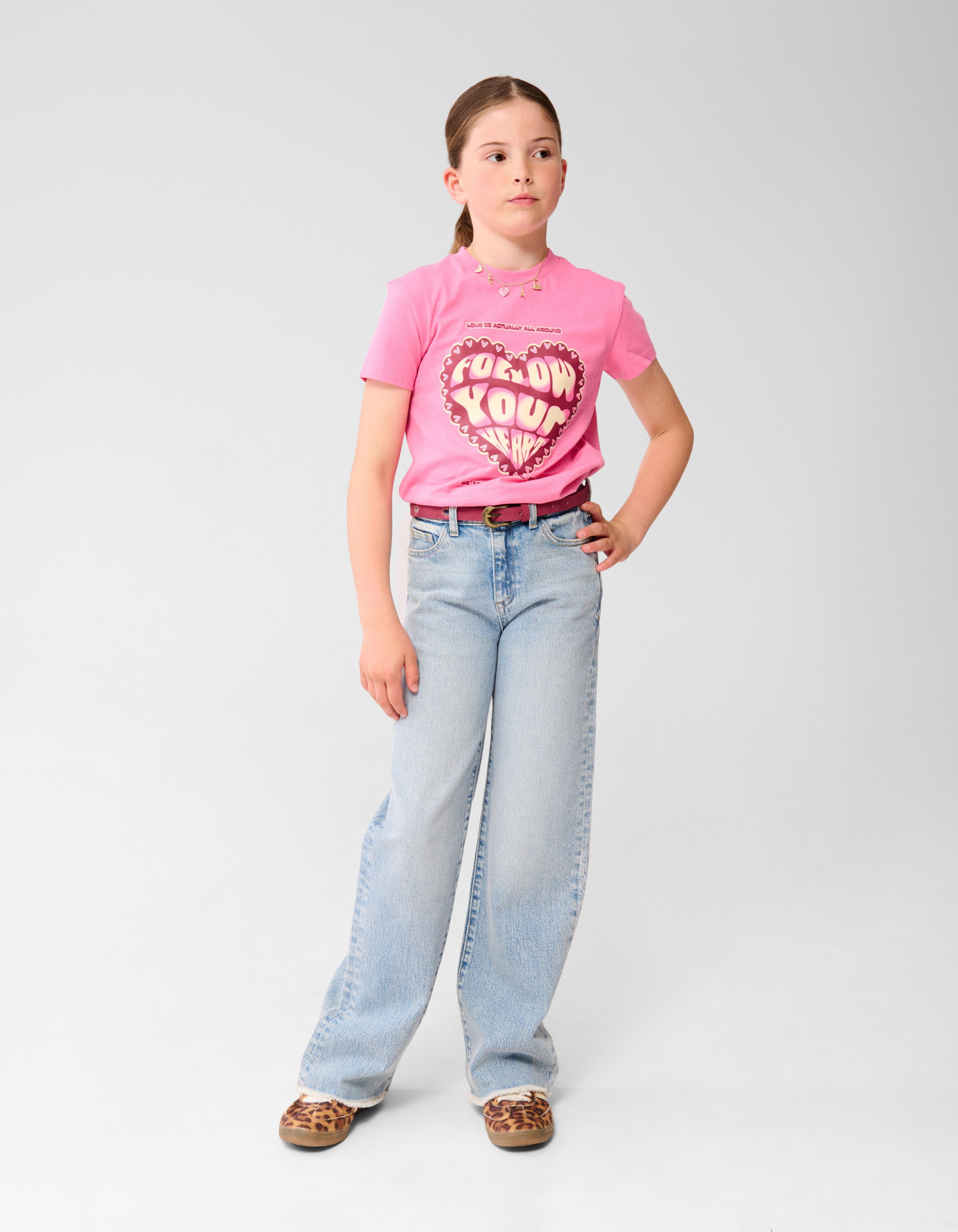 Weite Hosen aus Denim Blau SHOEBY GIRLS