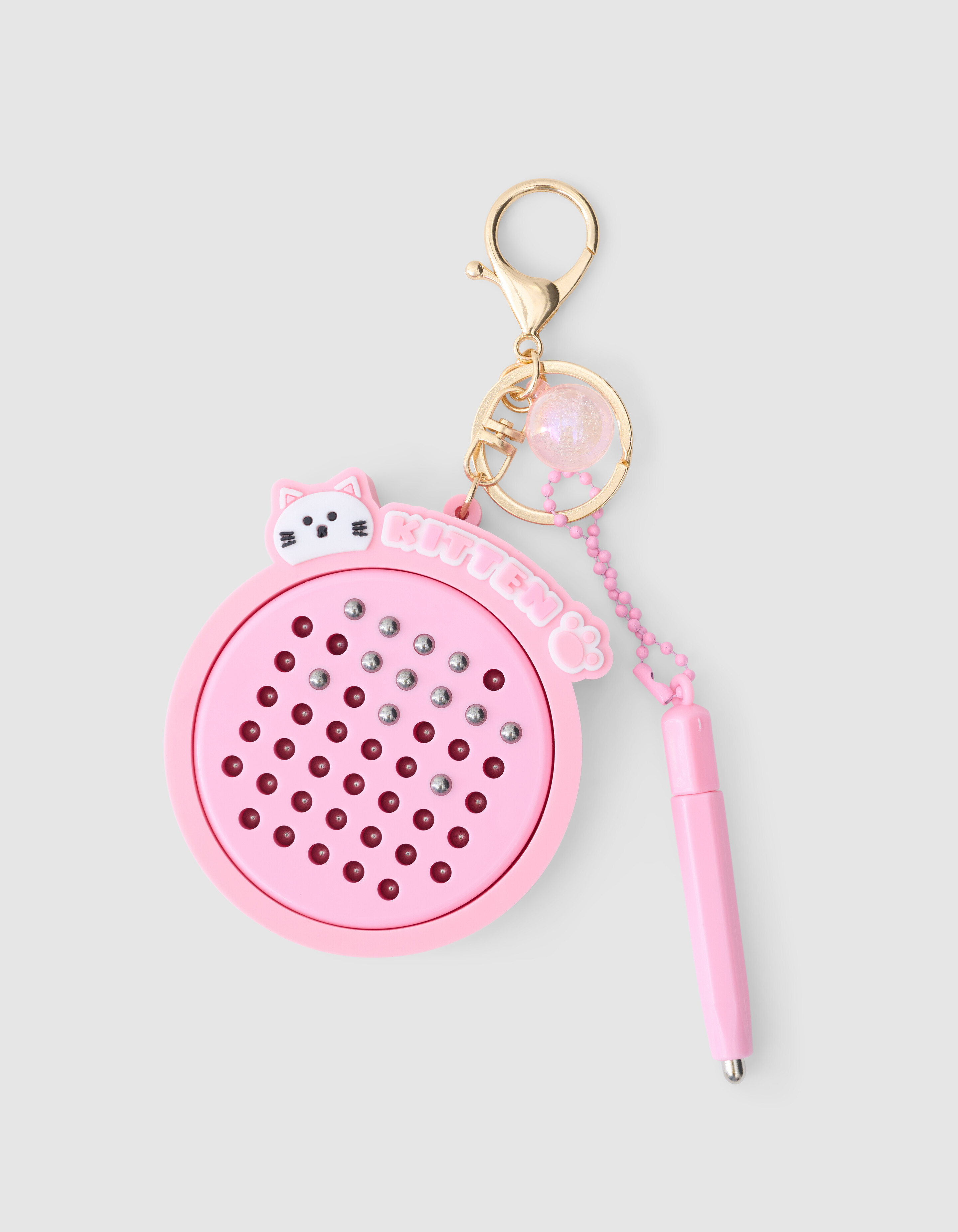 K&auml;tzchen-Spiel-Schl&uuml;sselanh&auml;nger Hellrosa SHOEBY ACCESSOIRES