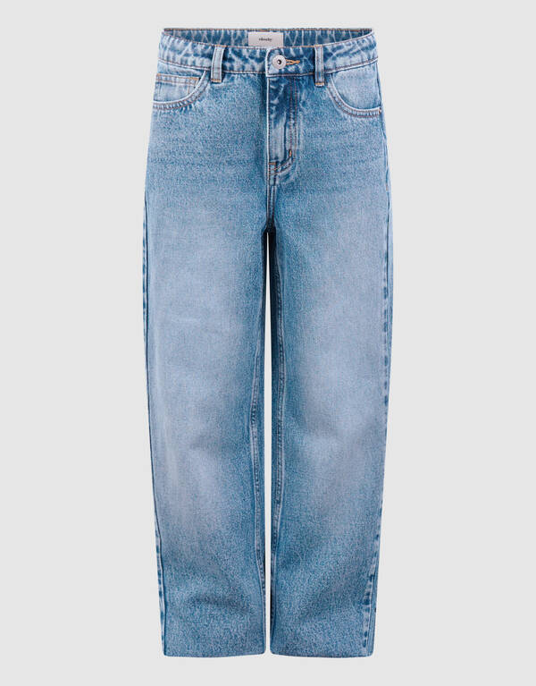 Jeans mit Falten und weitem Bein, blau SHOEBY GIRLS
