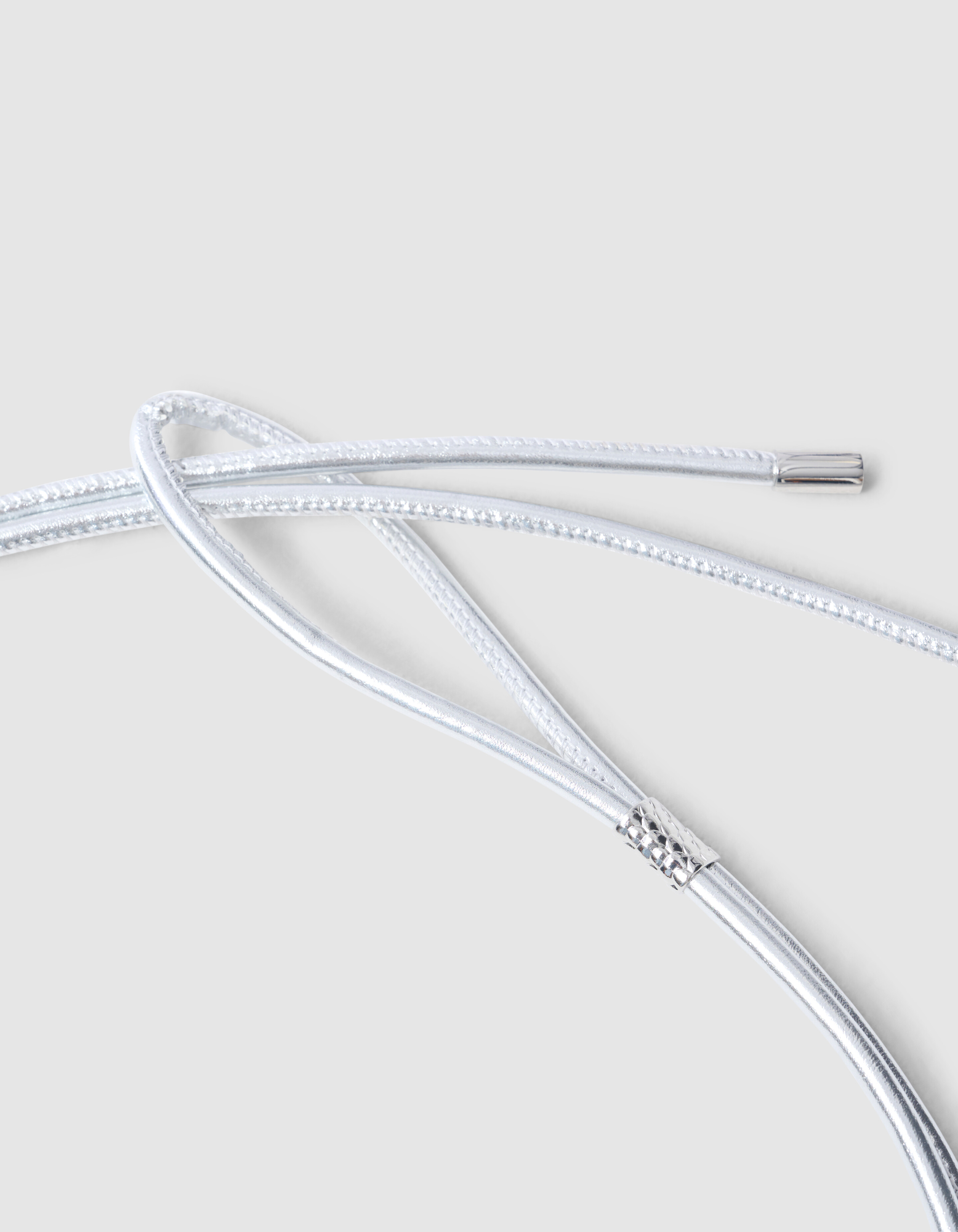 Seil G&uuml;rtel Silber SHOEBY ACCESSOIRES