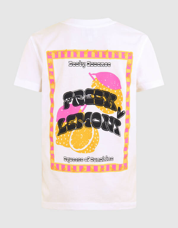 Exotisches Kunstwerk T-shirt Wit SHOEBY GIRLS