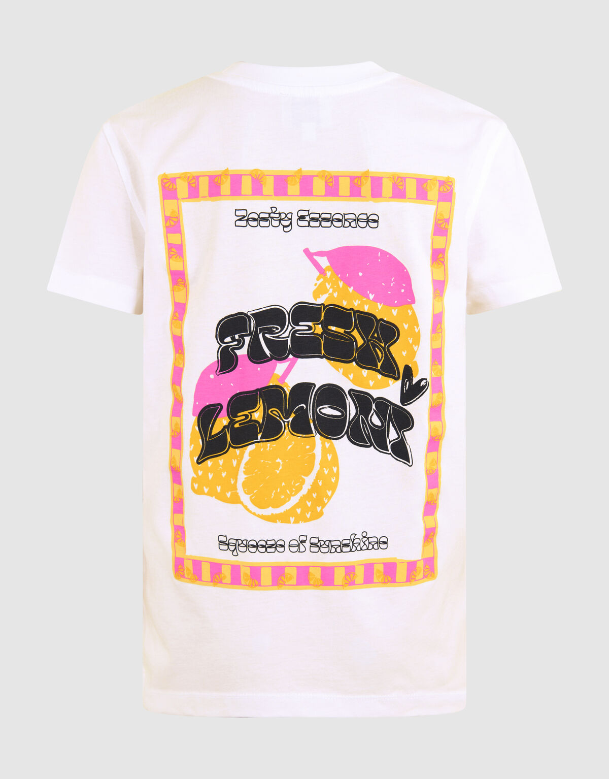 Exotisches Kunstwerk T-shirt Wit SHOEBY GIRLS