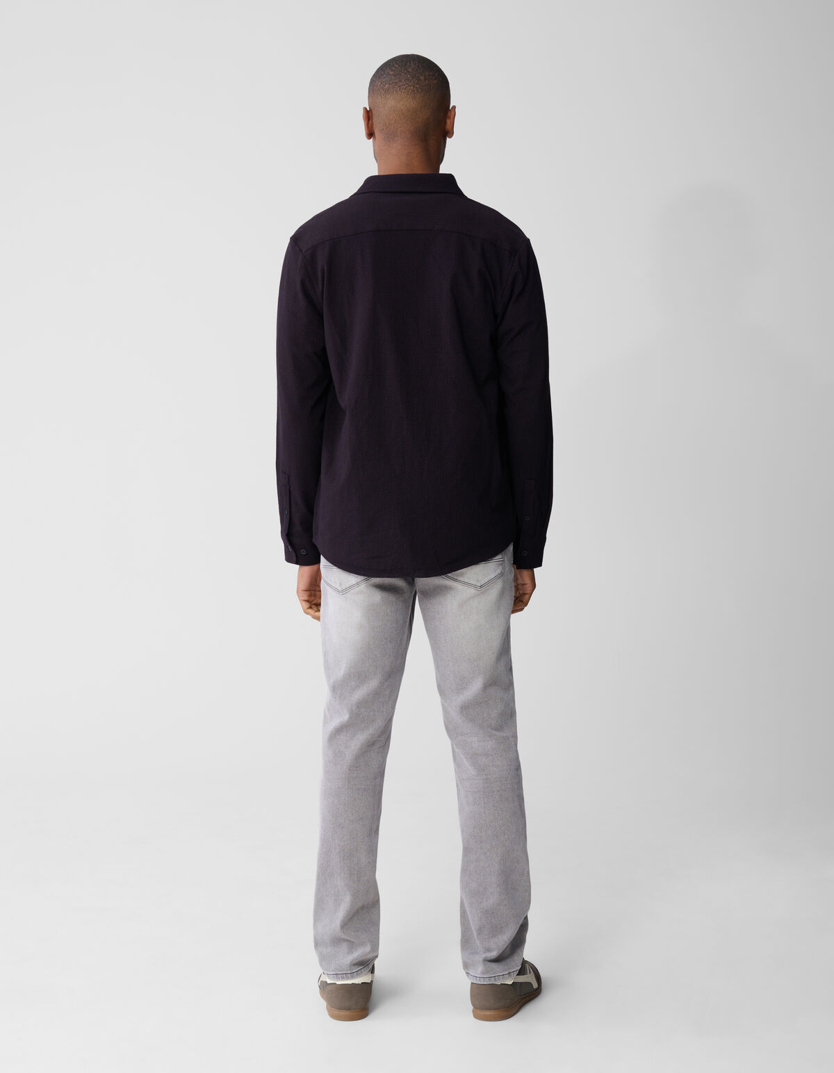 T-Shirt mit Logoprint, Dunkelrot SHOEBY MEN