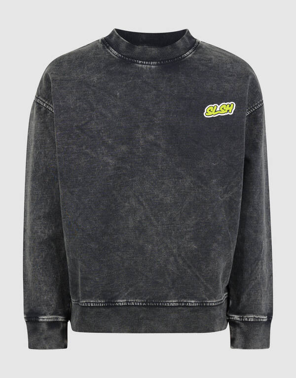 Washed Artwork Pullover Grau SHOEBY BOYS