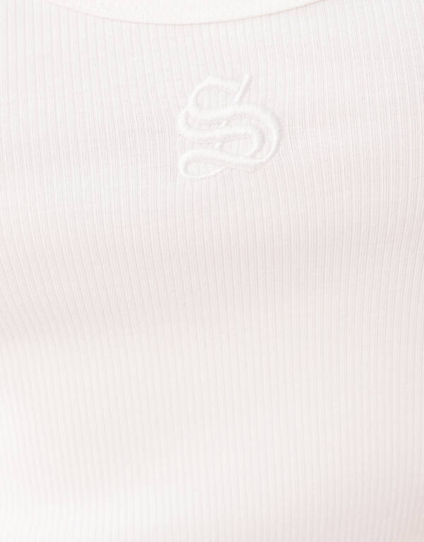 Shoeby Logo Tanktop Wei&szlig; SHOEBY WOMEN